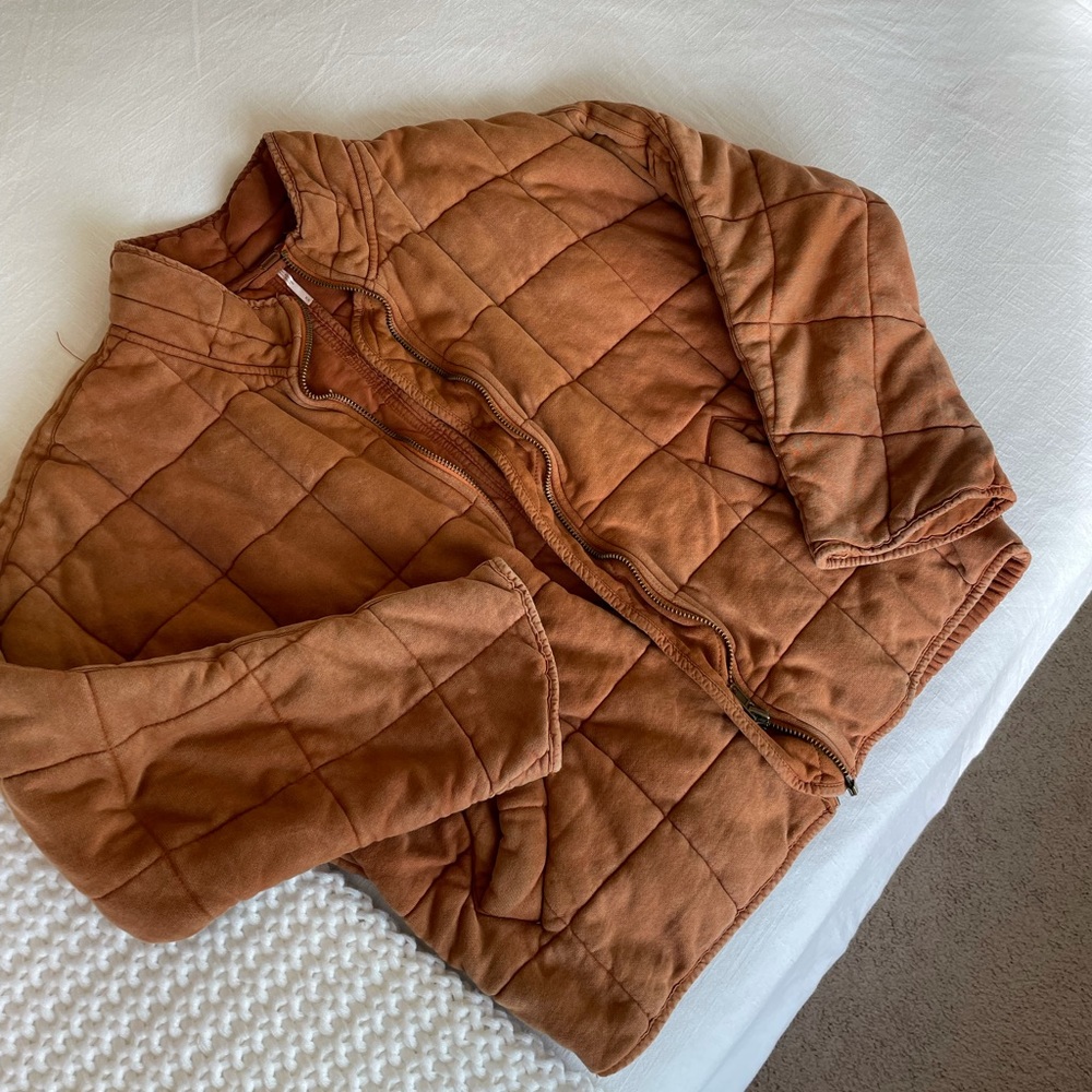 Free People Dolman Jacket Burnt Orange